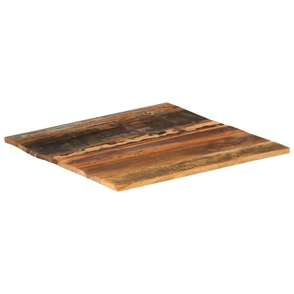 vidaXL Table Top Multicolor Solid reclaimed wood 23.6x23.6 in