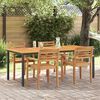 vidaXL Outdoor Tables natural and black 78.7" x 35.4" x 29.5