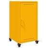 vidaXL Sideboard Mustard Yellow Cold-rolled steel 14.2x15.4x28.3 in