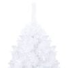 vidaXL Artificial Christmas Tree White PVC Medium Expandable