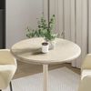 vidaXL Table Top Gray Marble 23.6 in diameter Table Top Circular