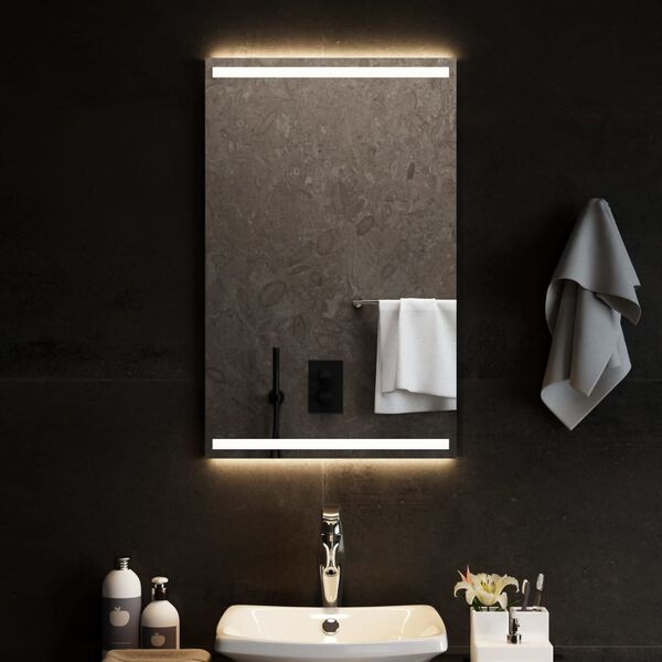 vidaXL LED Bathroom Mirror 19.7"x31.5"