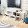 vidaXL TV Stand White MDF and Engineered Wood Modular TV Stand