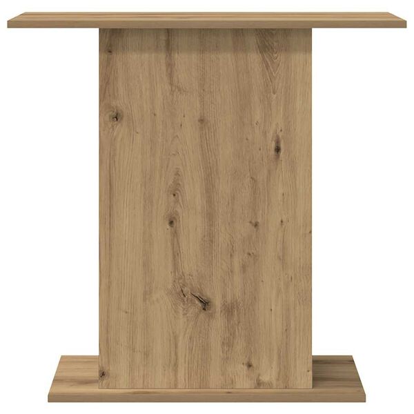 vidaXL Aquarium Stand Artisan oak Engineered wood Medium Aquarium Stand