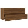 vidaXL Sink Cabinet Brown Oak Engineered Wood Medium Sink Cabinet