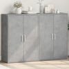 vidaXL Sideboard Concrete Grey Engineered Wood Standard Sideboard