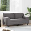 vidaXL 2-seater Sofa Grey Faux leather 2-Seater Chic Design