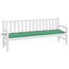 vidaXL Garden Bench Cushion Green Oxford fabric 78.7" x 19.7" x 2.8