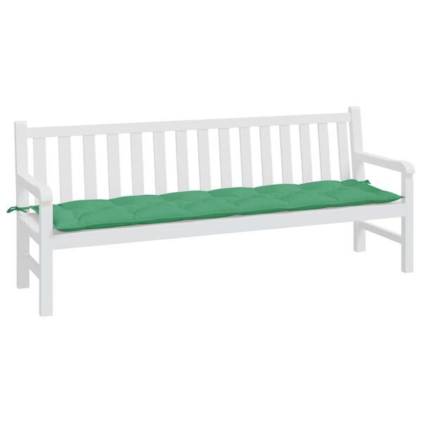 vidaXL Garden Bench Cushion Green Oxford fabric 78.7" x 19.7" x 2.8
