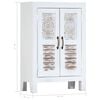 vidaXL Sideboard White Solid mango wood, Engineered wood Medium