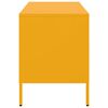 vidaXL TV Cabinet Set of 2 Mustard Yellow Cold-rolled Steel Medium