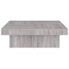 vidaXL Coffee Table Gray Sonoma Engineered wood 35.4x35.4x11.0 in