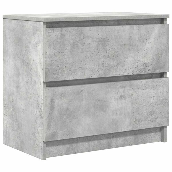vidaXL TV Cabinet Concrete Grey Engineered Wood Medium TV Cabinet