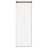 vidaXL Wall Cabinet Set of 2 White Solid pine wood Medium Wall Cabinet