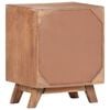vidaXL Bedside Cabinet Wheat Solid mango wood Compact Bedside Cabinet