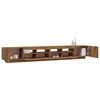 vidaXL TV Cabinet Set Smoked Oak Engineered Wood Large TV Cabinet Set