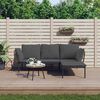 vidaXL Garden Lounge Set Anthracite