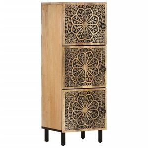 vidaXL Side Cabinet 15.7"x13"x43.3" Solid Wood Mango