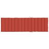 vidaXL Sun Lounger Cushion Melange red Polyester 78.7 x 27.6 x 1.6 in