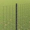 vidaXL Fence Post 88 pcs Grey 78.74 in Steel