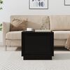 vidaXL Coffee Table Black Engineered Wood Medium Coffee Table