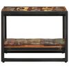 vidaXL Coffee Table Multicolor Solid reclaimed wood, iron 19.7x19.7x15 in