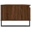 vidaXL Coffee Table Brown Oak Engineered Wood, Metal 35.4 x 19.7 x 14.4 in