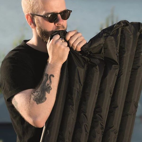 Easy Camp Air Mattress Black Polyester with PVC Coating Handy