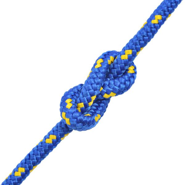 vidaXL Marine Rope Polypropylene 0.31 " 1640.4 ' Blue