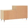 vidaXL Shoe Cabinet Sonoma oak Engineered wood Medium Shoe Cabinet