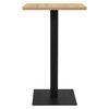 vidaXL Bar Table Oak color and black
