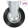 vidaXL 12 pcs Fixed Casters 7.87 " (3x143453)