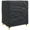vidaXL Furniture Cover Plain Black 45.67 x 39.37 x 47.24 in 420D