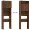 vidaXL Washing Machine Cabinet Brown Oak 25.2x9.4x74.8" Engineered Wood