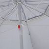 vidaXL Beach Parasol with Side Walls Sand 84.6 "