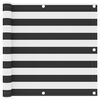 vidaXL Balcony Screen Anthracite and White 35.4x236.2" Oxford Fabric
