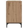 vidaXL Bedside Table artisan oak 63.5 x 36 x 61 cm Engineered wood