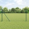 vidaXL Hexagon Fence Green 1.4 x 100 m Steel