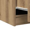 vidaXL Bathroom Cabinet with Door Artisan Oak 30.71 x 14.57 x 23.23 in