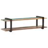 vidaXL TV Cabinet Mixed Solid Reclaimed Wood, Powder-Coated Iron Medium