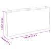 vidaXL Pallet Cushion for Seat / Backrest Anthracite 120 x 60 x 12 cm