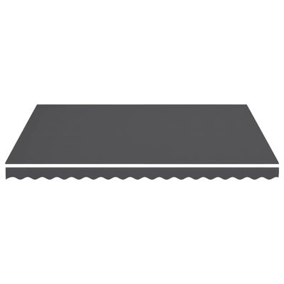 vidaXL Replacement Fabric for Awning Anthracite 14.8'x11.5'