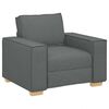 vidaXL Sofa Chair Dark Grey 23.6 " Fabric