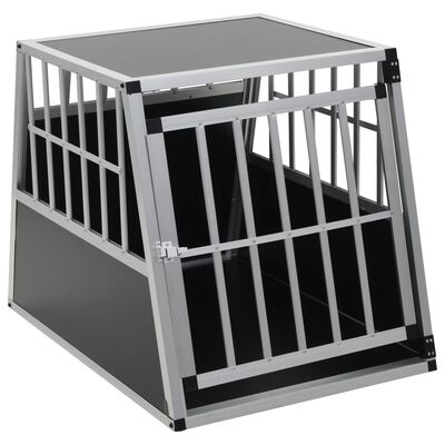 vidaXL Dog Cage with Single Door 25.6"x35.8"x27.4"