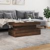vidaXL Coffee Table Brown Oak Engineered Wood 35.4 x 19.7 x 15.7 in