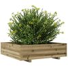 vidaXL Garden Planter Pine Treated Pinewood Large Decorative Inlays