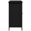 vidaXL Sideboard Black Oak 39.37 x 13.78 x 27.56 in