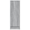 vidaXL Shoe Cabinet Gray Sonoma Engineered wood Medium