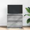 vidaXL TV Cabinet Grey Sonoma Engineered Wood Small TV Cabinet