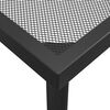 vidaXL Garden Table Anthracite Steel 39.4 x 39.4 in Mesh Details